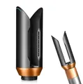 Lockenstab-Glättungsdüse für Dy-son Airwrap HS01 HS05 HS08, Glättungsdüse glättet und stylt das Haar allein mit Luftstrom (gold)