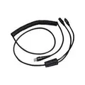 Honeywell - Tastaturweiche / Netzwerkkabel - RJ-45 (M) - PS/2, 6-polig, Stromversorgung - 3,0m - aufgespult - Schwarz (CBL-720-300-C00)