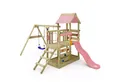 Wickey Spielturm TurboFlyer - Klettergerüst mit Rutsche & Schaukel für Kleinkinder, Garten-Spielhaus mit Integriertem Sandkasten & 10-Jahren Garantie*