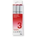 COPIC Layoutmarker Sketch Set Color Fusion 3, Rottöne, 3 Stück
