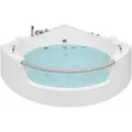 Whirlwanne Eckmodell Mit Led Mangle 187 X 136 Cm Weiß