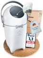Levias® Windeleimer Baby Mülleimer Geruchsdicht | Windelmülleimer Geruchsdichter Wickeleimer ohne teure Nachfüllkassetten 10L Volumen