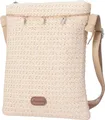 Antonio Damen Bast Tasche S beige