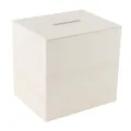 HolzSpardose | Holzkiste | ideal zum Basteln & Bemalen | 10,2cm x 9,8cm x 8,2...
