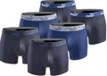 PUMA Boxershort 6er Pack Herren Basic Black Limited Edition - New True Blue- Gr.L
