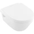 Villeroy & Boch Tiefspül-WC spülrandlos Architectura 370x530x325mm Oval wandhängend Abgang waagerecht Direct-Flush, Weiß Alpin 5684R001