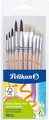 Pelikan 700405 Pinsel Starter-Set 5 Haar- und 5 Borstenpinseln Zeichen Beige