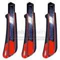 3x Würth 2K Cuttermesser 18mm + 9 Klingen extrem scharf Teppichmesser 071566295