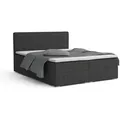 Deine Möbel 24 Boxbett, Anthrazit, Holz, Holzwerkstoff, Textil, H4, 180x200 cm, Schlafzimmer, Betten, Boxspringbetten