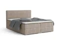 Deine Möbel 24 Boxspringbett LON IV Boxspring Komplettbett Polsterbett Bonellfederkernmatratzen (Cord Beige Creme Grau Dunkelgrau Graphit Schwarz, 3-St., Boxbett Cord Cord-Samt 140x200 160x200 180x200 200x200), inkl. Bettkasten Topper Matratzen H3 H4