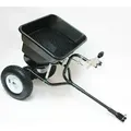 Dema - Streuwagen Streusalz Anhänger Düngerstreuer Streuer Für Rasentraktor 45 Liter