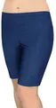Aquarti Damen Schwimmradler Badehose Schwimmhose große Größen, Farbe: Dunkelblau, Größe: 52