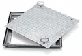 Zarges Aluminium Schachtabdeckung mit verzinkter Stahldeckplatte 600 mm x 600 mm