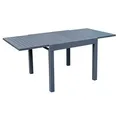 Garden Pleasure Gartentisch ELENA anthrazit quadratisch 90,0 x 90,0 / 180,0 x 75,0 cm