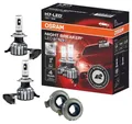 OSRAM NIGHT BREAKER H7 LED 230% Set für VW Polo 6R 09-14 mit Adapter 64210DA01