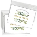 Briefzauber Einladungskarten 12x Geburtstag Einladungskarten mit 12x Umschlägen