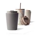 Thermobecher 350 ml, dichter Kaffeebecher to go aus Edelstahl doppelwandig is...