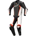 Alpinestars Missile V2, Lederkombi 1tlg. - Schwarz/Weiß/Neon-Rot - 50