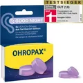 OHROPAX Ohrstöpsel Good Night, SNR 23 dB, zum Schlafen, 4 Paar