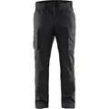 Blakläder Arbeitshose Service Stretch, Herren, Bundhose, schwarz, Größe 52