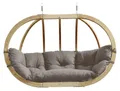 AMAZONAS Mehrpersonen Hängesessel Globo Royal Chair Taupe inkl. Sitzkissen und zwei Spiralfedern