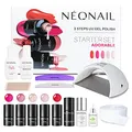 NÉONAIL Starter Set ADORABLE - LED UV Lampe 21W/48 - UV Nagellack - Maniküre Set - Top - Starterset mit Lampe - Sets - Nagellack Set - Farben - Base - Manicure - Nagelset