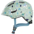 Abus Kinder Fahrradhelm Smiley 3.0 Abus S=45-50cm Jungen Mädchen Grün Nordic