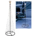 Led Weihnachtsbaum - 240 Cm - Deko Leucht Kegel Baum Mit 140 Led - Innen Und Außen