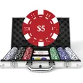 Exklusives Poker-Set 300 Chips - Texas Holdem Komplettset