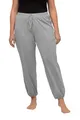 Ulla Popken Damen Jogginghose, Schwarz, 42-44 EU