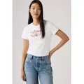 Levi's® T-Shirt LSE THE PERFECT TEE mit Logodruck weiß S (36)