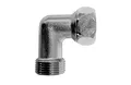 SpiceFlow 90° Winkeladapter | 3/4 Zoll Innengewinde | 3/4 Zoll Außengewinde | Chrom/Messing