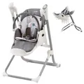 FableKids 2in1 Hochstuhl Wippe NOA 6-36Monate , klappbar, Schreisensor, USB-Port