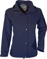 Blue Wave Damen Funktionsjacke Josephine mit abnehmbarer Kapuze - Leichte Outdoor-Jacke Wasserdicht in Marine Größe 36