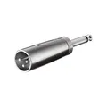 XLR Adapter 3-polig XLR Stecker auf 6.35mm mono Stecker