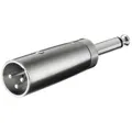 Wentronic XLR 002 XLR- Adapter 3-pol. XLR-Stecker > 6,3 # 27452