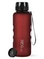720°DGREE Trinkflasche Trinkflasche uberBottle softTouch mit Sieb imperial red 1,5l