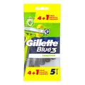 Gillette Blue3 Sensitive Einwegrasierer 5 Stk sanfte gründliche Rasur