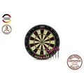 Carromco Dartscheibe Superplay Borsten Dartboard mit 3 Stahl- und 3 Softdarts, Turniergröße