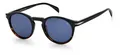 Brillen Sonnen- DB Eyewear By David Beckham 1036/S 37N (Ku) Schwarz Horn / Blau