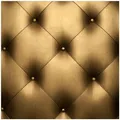 Wallario Glasplatte für Ikea Lack Tisch, 55x55 cm, Motiv: Goldene Ledertür leder