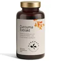 KURKRAFT Curcuma Extrakt Kapseln hochdosiert (475mg Curcuminoide je Kapsel) mit schwarzem Pfeffer-Extrakt und Bio Kurkuma Pulver