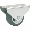 1 Stück Dörner & Helmer Parkett-Bockrolle Ø30 mm grau Möbelrolle 791330 Möbel