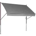 ANGERER Klemmmarkise (Hellgrau, 350 cm breit)""