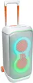 JBL PartyBox Stage 320 Party-Lautsprecher Stereo (Bluetooth, 240 W, 18h Akkulaufzeit, dynamische Lichtshow, Teleskopgriff, Auracast)