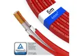 HB-DIGITAL Solarleitung H1Z2Z2-K Solarkabel 4mm2 PV Kabel Photovoltaik Solarkabel, Solarstecker, (500 cm), TÜV Rheinland zertifizierte PV Kabel