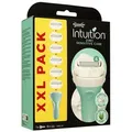 WILKINSON SWORD - Intuition Sensitive Care für Frauen | Kein Rasiergel erforderlich | Rasiergriff + 6 Klingen Nachfüllpackung, 1 stück (1er Pack)