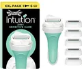  Intuition 2in1 Soap & Shave Sensitive Rasierapparat + Ersatzköpfe 6 Stück