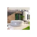 HOME DELUXE Outdoor Whirlpool aufblasbar SPLASH inkl. Abdeckung - Ø208 cm 6 Personen Uni Grau