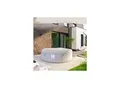 HOME DELUXE Outdoor Whirlpool aufblasbar SPLASH inkl. Abdeckung - Ø208 cm 6 Personen Uni Grau